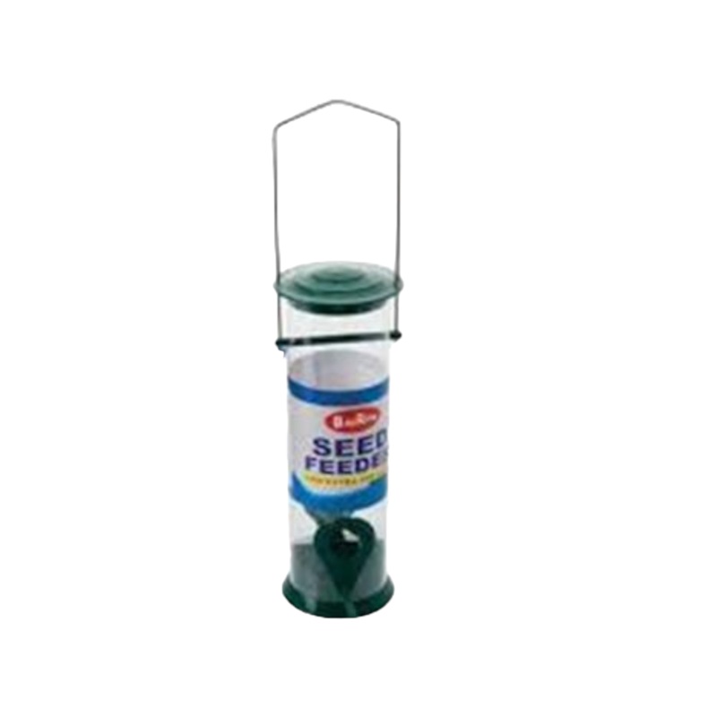 Bird Seed Feeder 6x22cm Plastic Round