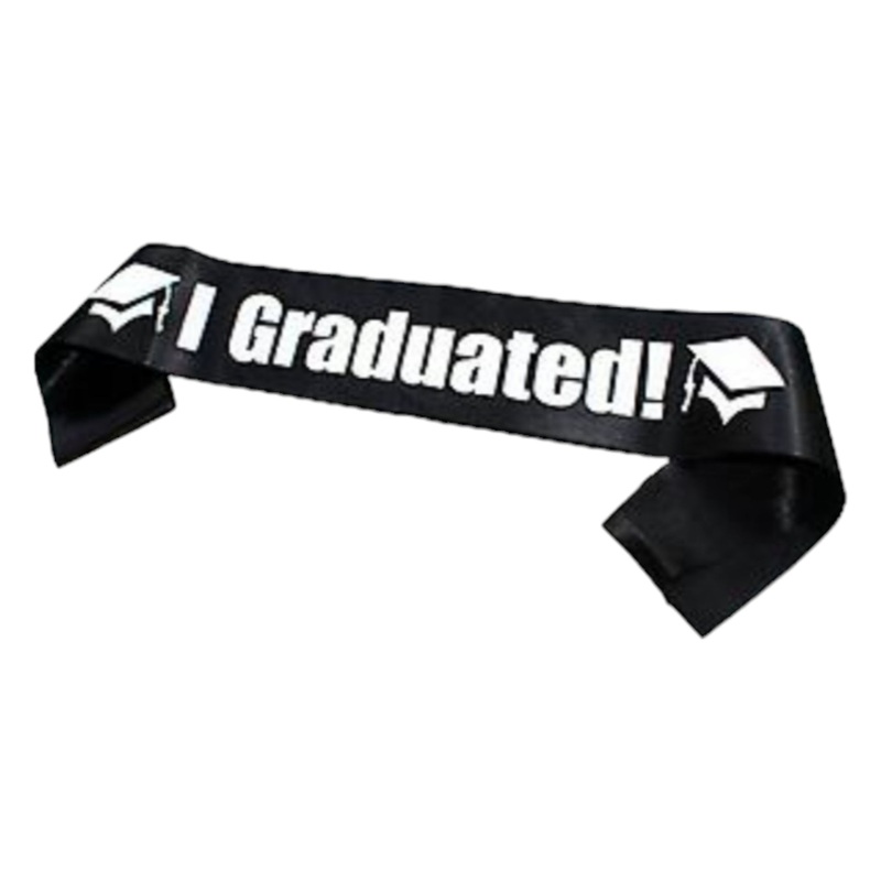 I Graduated Party Sash