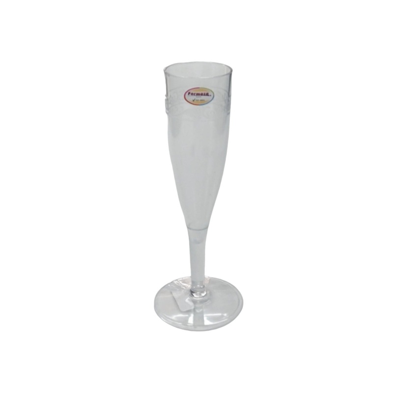 Plastic Fluted Cocktail Picnic Glass Formosa