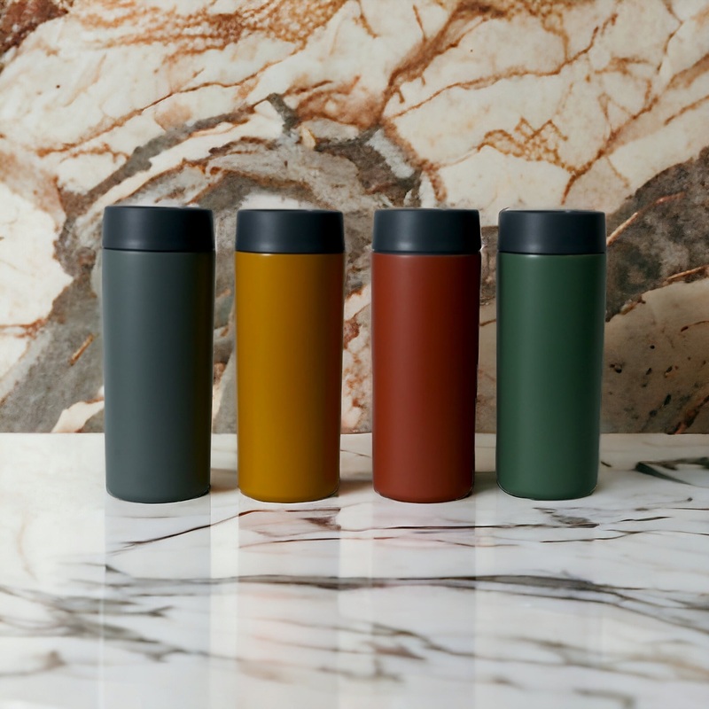 Travel Flask ISO 0.35L Double Wall Mug Stainless Steel 1pc