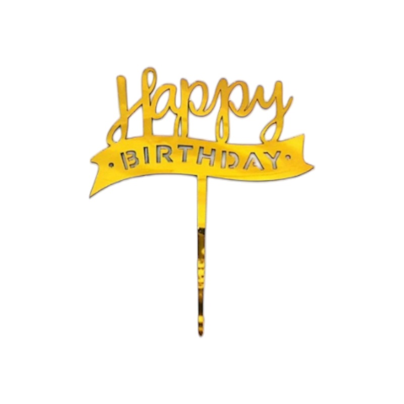 Acryclic Topper Happy Birthday