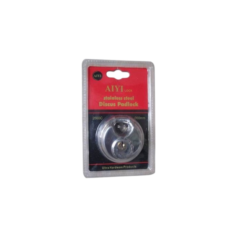 Discus Padlock 60mm Stainless Steel