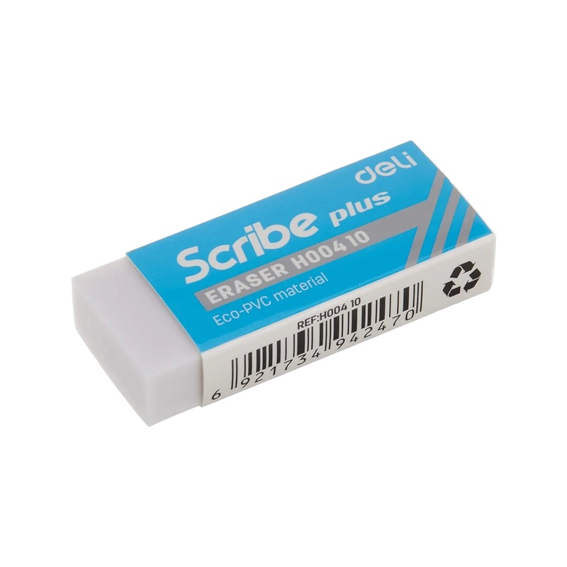 Deli Scribe Plus Eraser White 60x24x12mm