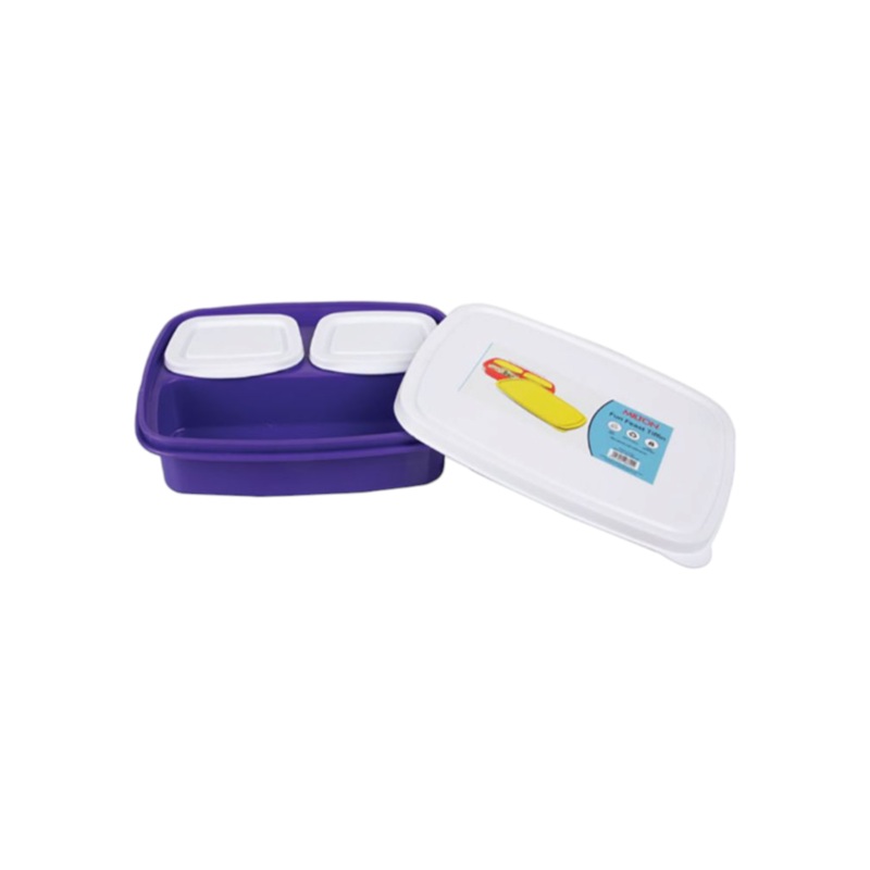 Lunch Box MILTON Fun Feast Tiffin 3 Compartments 21x17x6cm