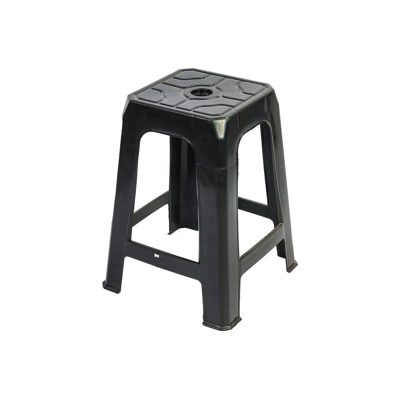 Plastic Stool Black Formosa 8060B