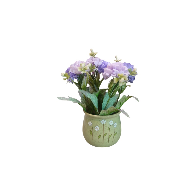 Artificial Flower 10x21cm in Pot