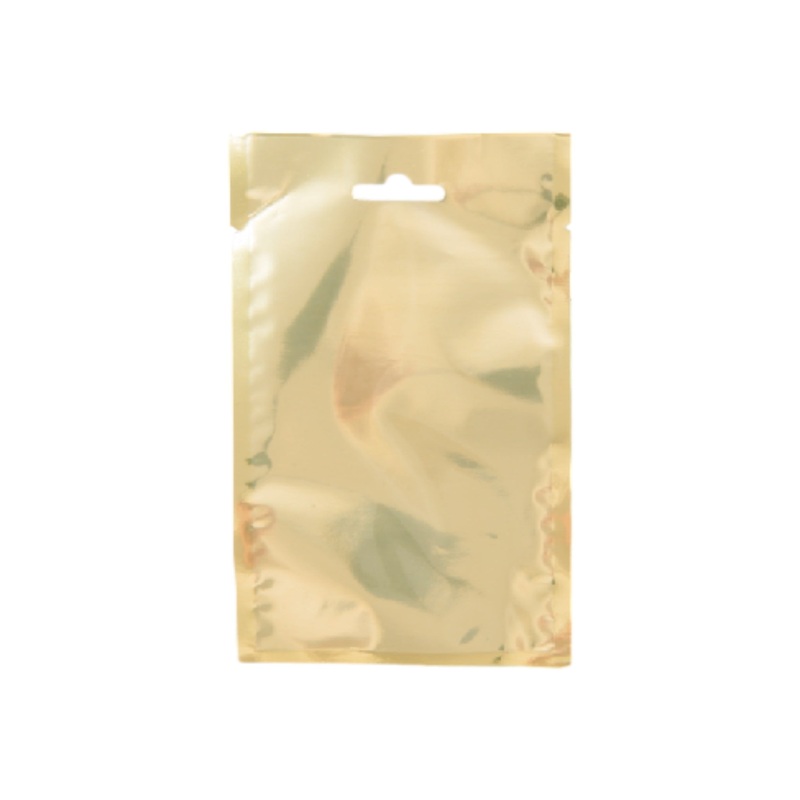 Vacuum Metalized Bags Gold 15cmx26cm 70mic Laminated Pouch100pack