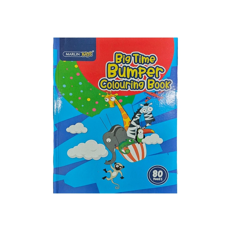 Marlin Kids Big Time Bumper Colouring Book 80pg