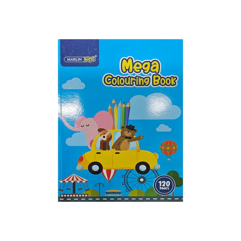 Marlin Kids Mega Colouring Book Jumbo 120pg