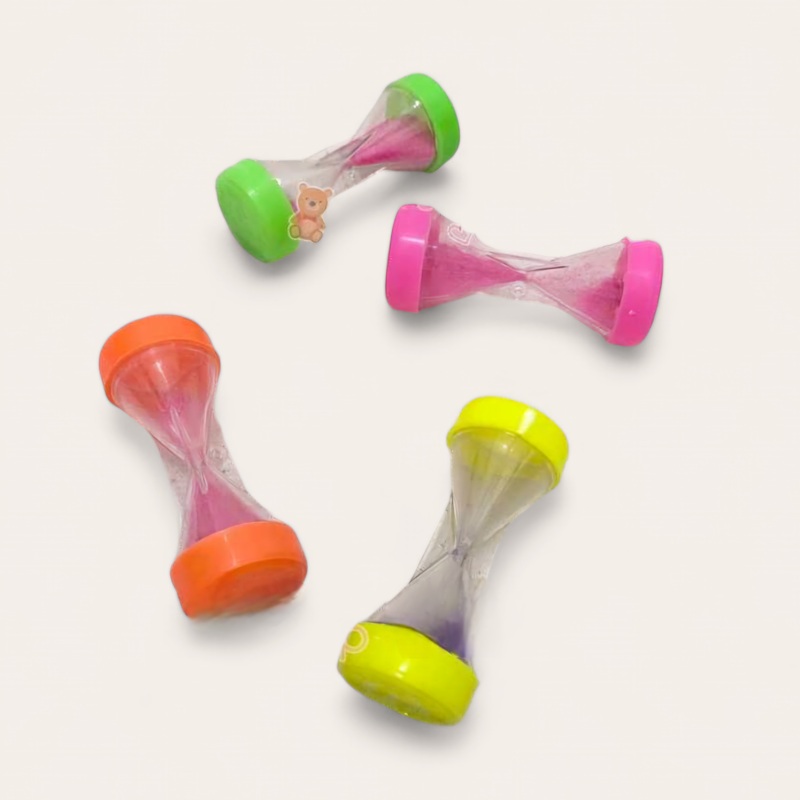 Plastic Hourglass Color Sand Timer Stand 20pc