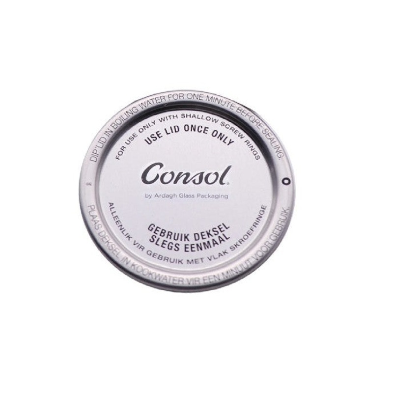 Consol Preserve Jar Lid Domes for 250ml Jar 5pack 27133
