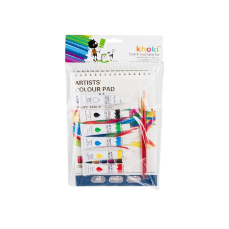 Khoki Arts & Craft Sketch Pad and Paint