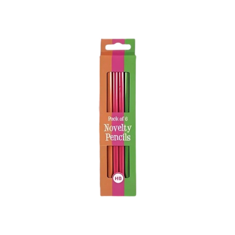 Novelty HD Pencils 6pack