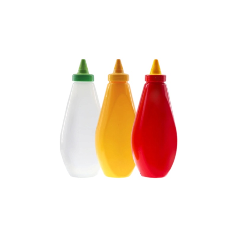 Regent Plastic Flat Squeeze Bottle 500ml 3pack