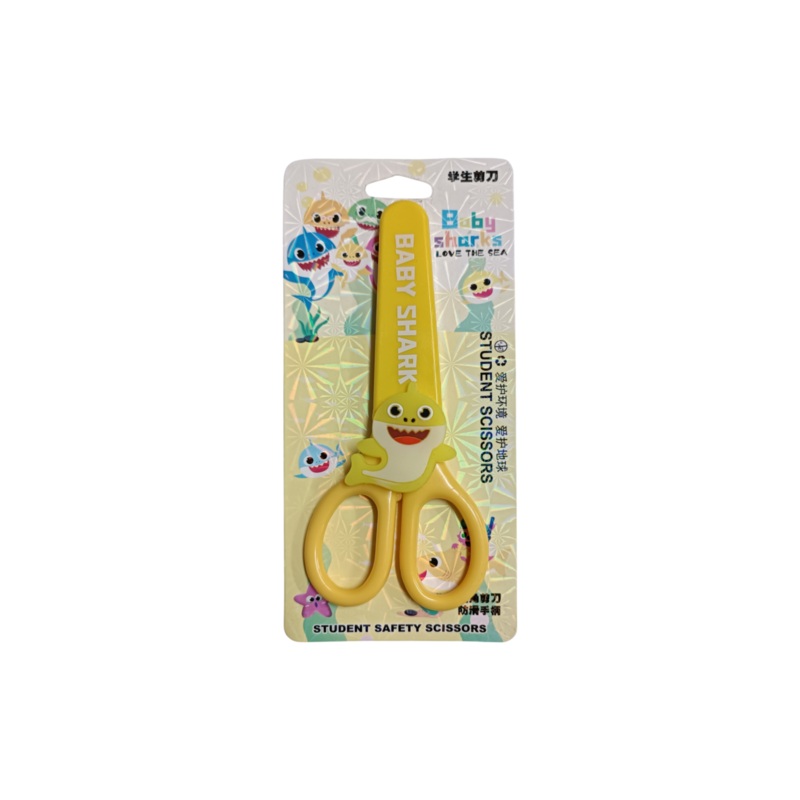 Student Scissors-Baby Shark Safety Cap
