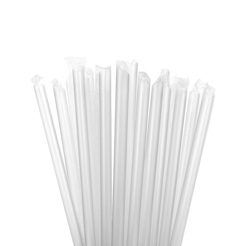 Boba Straws Clear Plastic 11mmx19cm 100pack