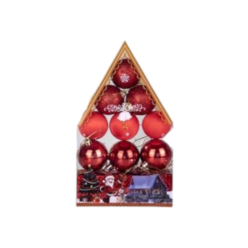 Decorative Balls Assorted 12pc House
