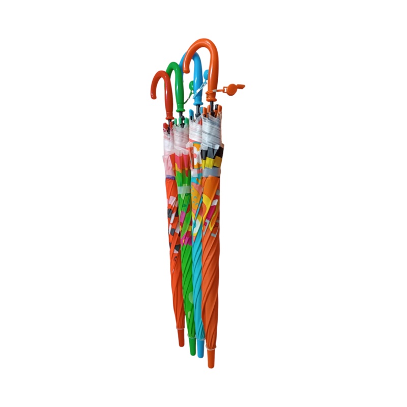 Flower Fun KId’s Umbrella with Whistle-66cm