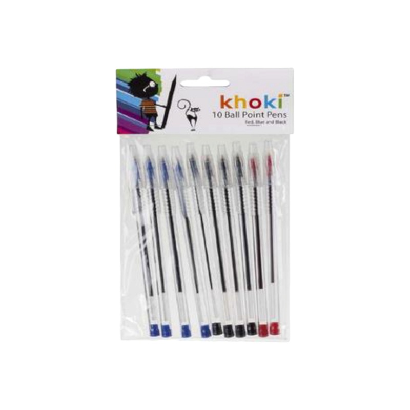 Khoki Ball Point Pens Stickball 10pack