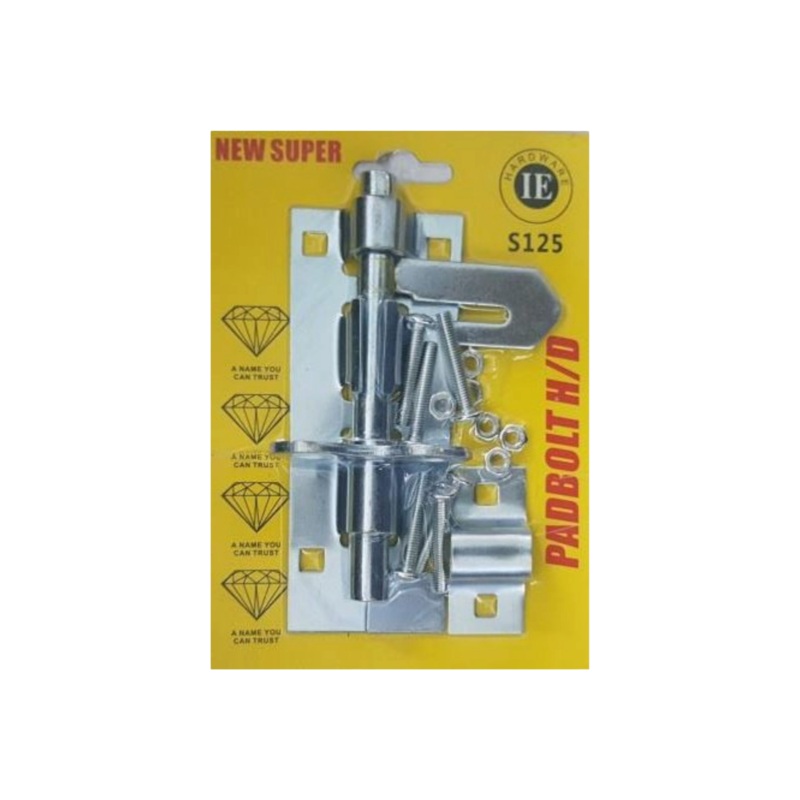 Padbolt 125mm Carded 5185