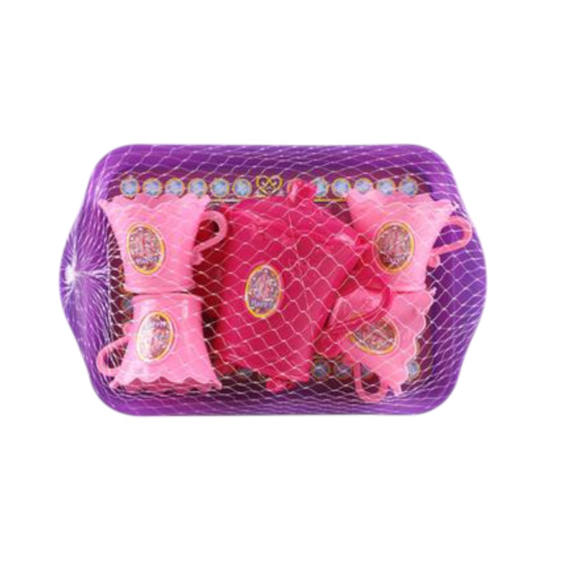 Play Set Tea Set In Basket 21.55x14cm