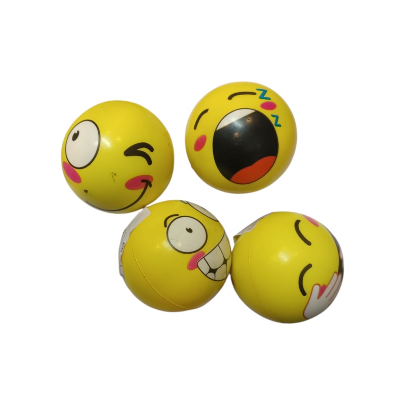 Stress Ball faces Yellow 1pc