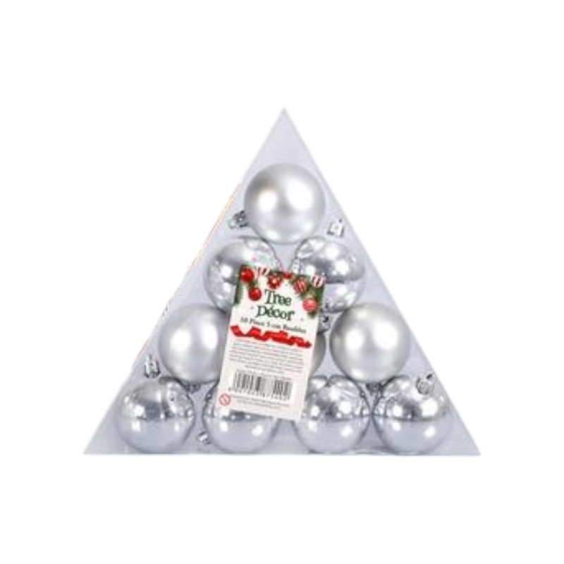 Tree Deco Balls 5cm 10pack Pyramid
