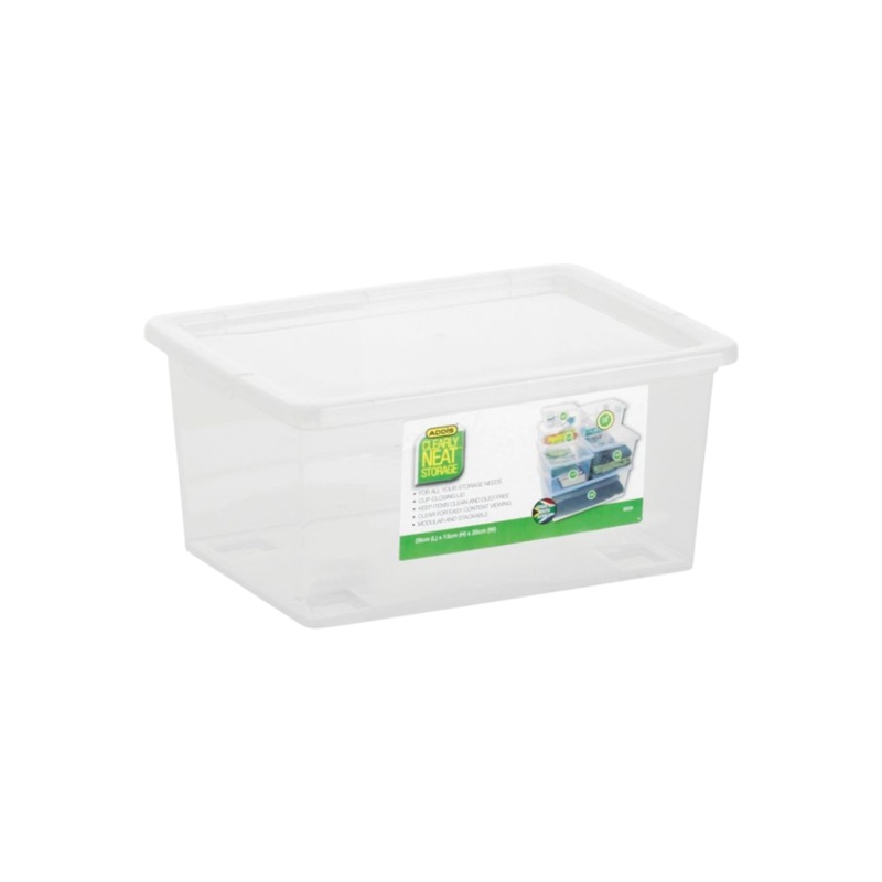 Addis Clearly Neat Storage Box 5L Plastic 9939