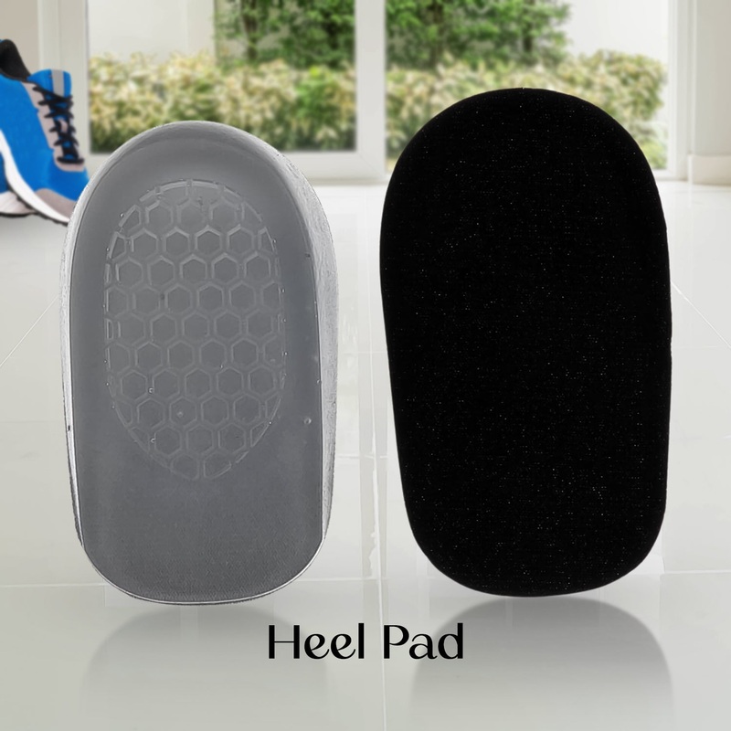 Big 1 Pairs Silicone Heel Pads, Shoes Insole (1274 Cm)