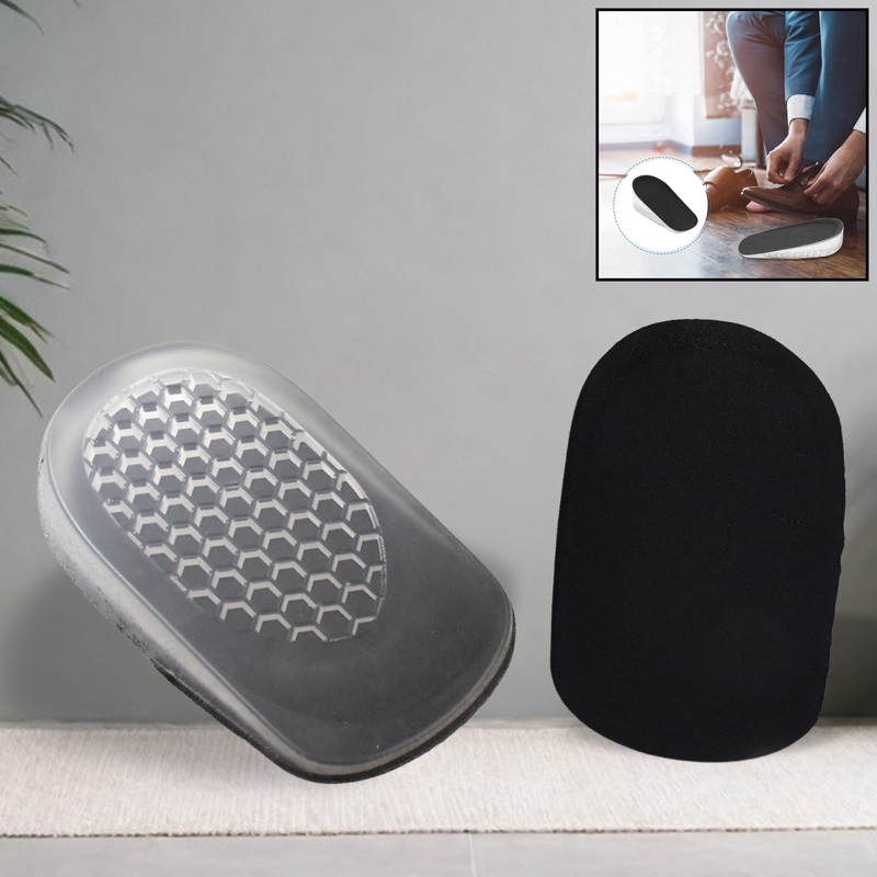 Medium 1 Pairs Silicone Heel Pads, Shoes Insole (1163 Cm)