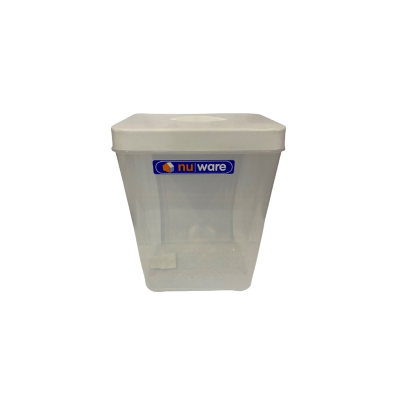 Plastic Clear Dry Food Storage Canister 10L
