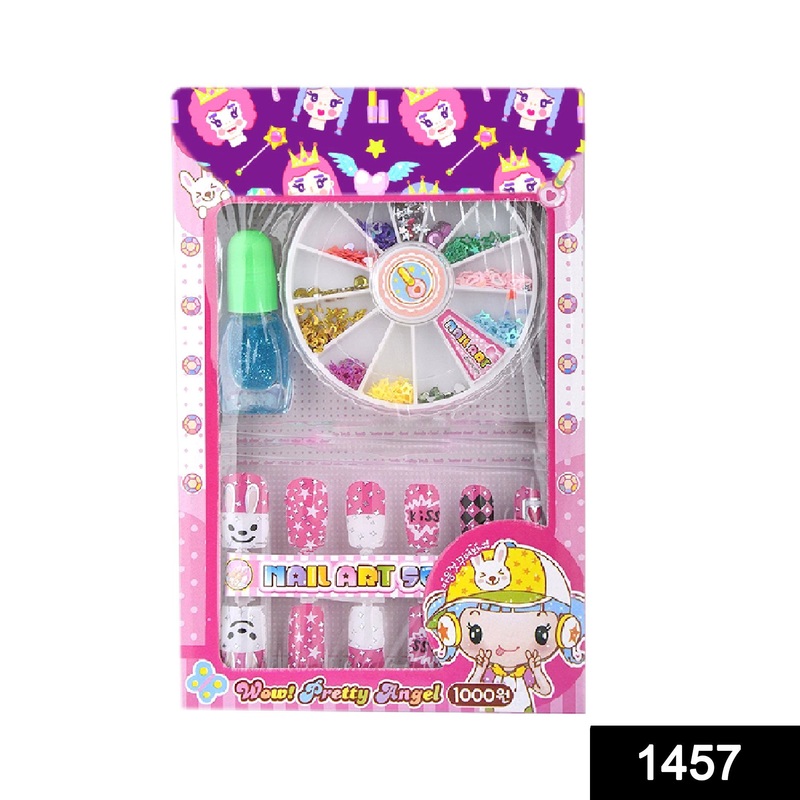 1457 Plastic Nail Art Paint Kit