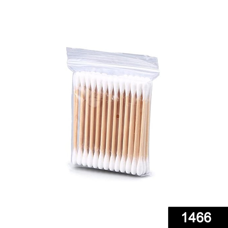 1466 Cotton Swabs With Wooden Sticks Biodegradable Cotton Buds