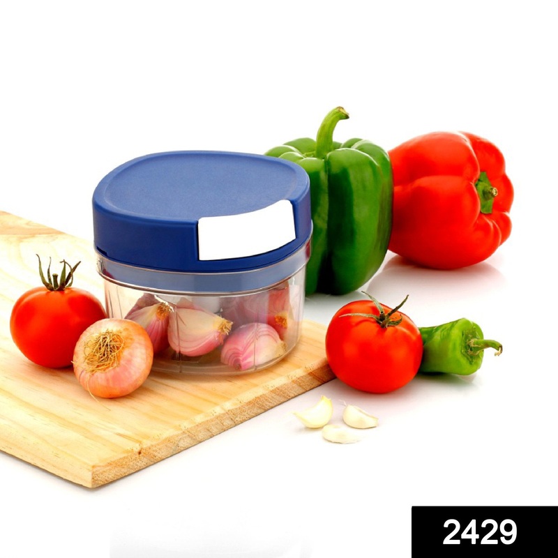 2429 2 in 1 Big Turbo Handy Dori Plastic Chopper 600ML