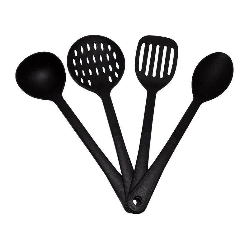 2435 Premium Spatula Set Heat Resistant, 4Pcs Non-Stick Spatulas