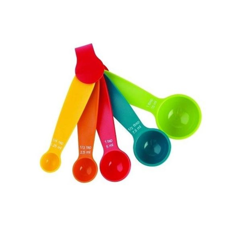 0730 Plastic Measuring Spoons – Set of 5