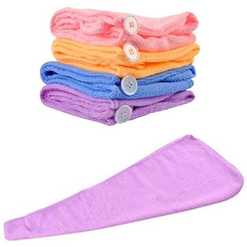 1408 Quick Turban Hair-Drying Absorbent Microfiber Towel/Dry Shower Caps