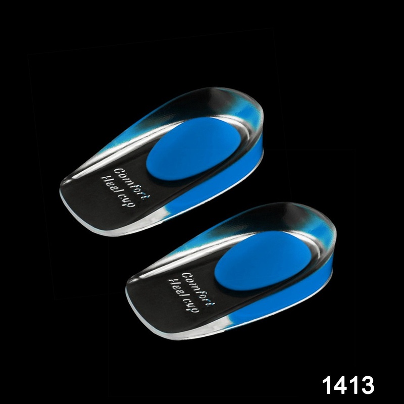 1413 Gel Heel cups Silicon Heel Pad for Heel Ankle Pain