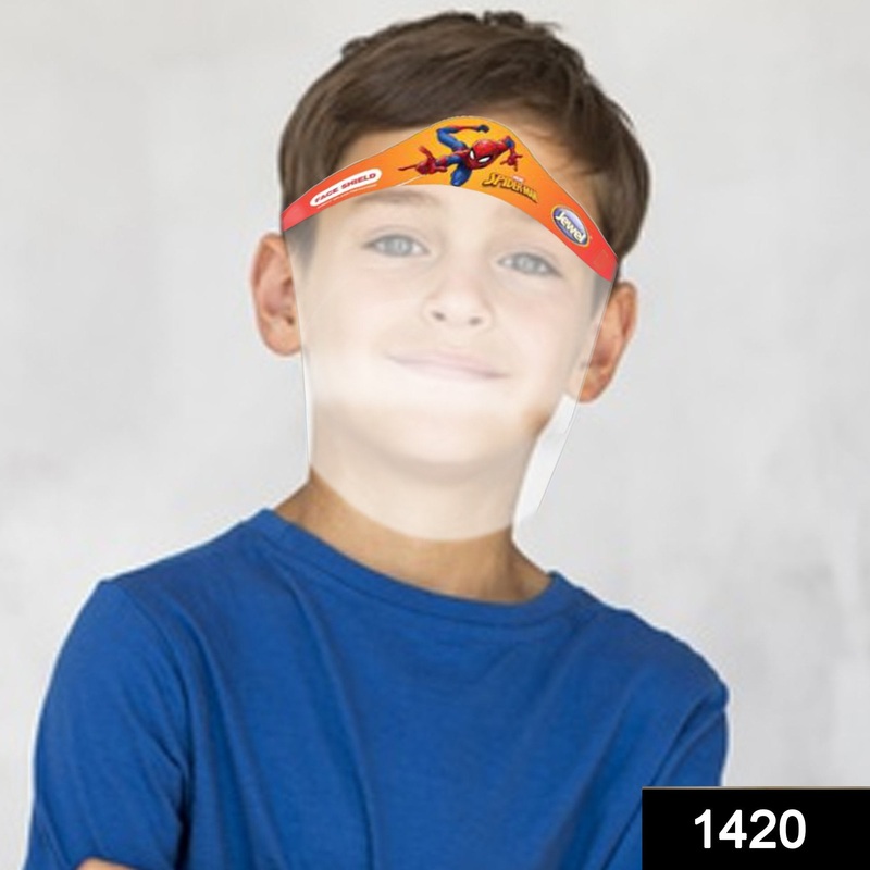 1420 KIDS Face Shield Isolation Mask for Eyes Nose Full Frontal Protection