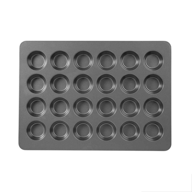 2338 Muffin Cupcake Mould Bakeware Pan Tray Mould Maker 24 Slot Round Shape