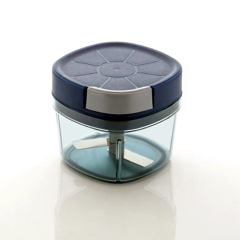 2350 Square Shape Manual Handy and Compact Vegetable Chopper/Blender (600Ml)