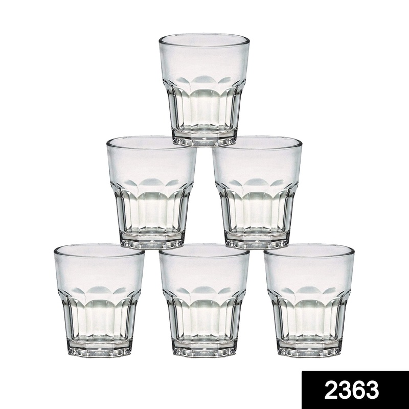 2363 Multi Purpose Drinking Glass Set (Set of 6 Pcs)