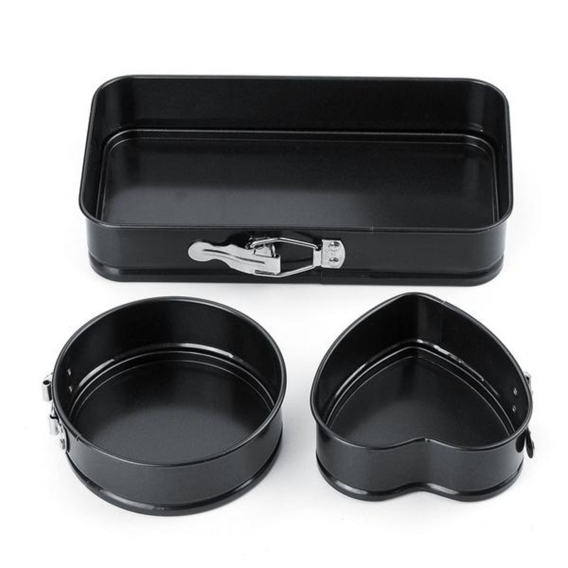 2379 Multiple Shape Metal Moulds for Baking Non-Stick Cake Tins
