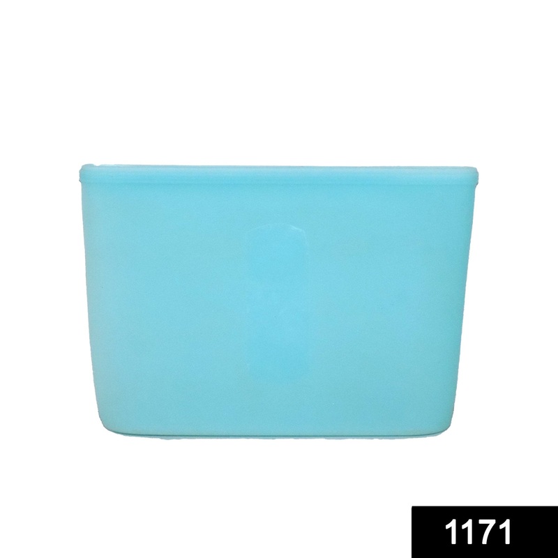 1171 Silicone Food Bag Reusable Airtight Seal Storage Container Freezer Leak-Proof (350Ml)