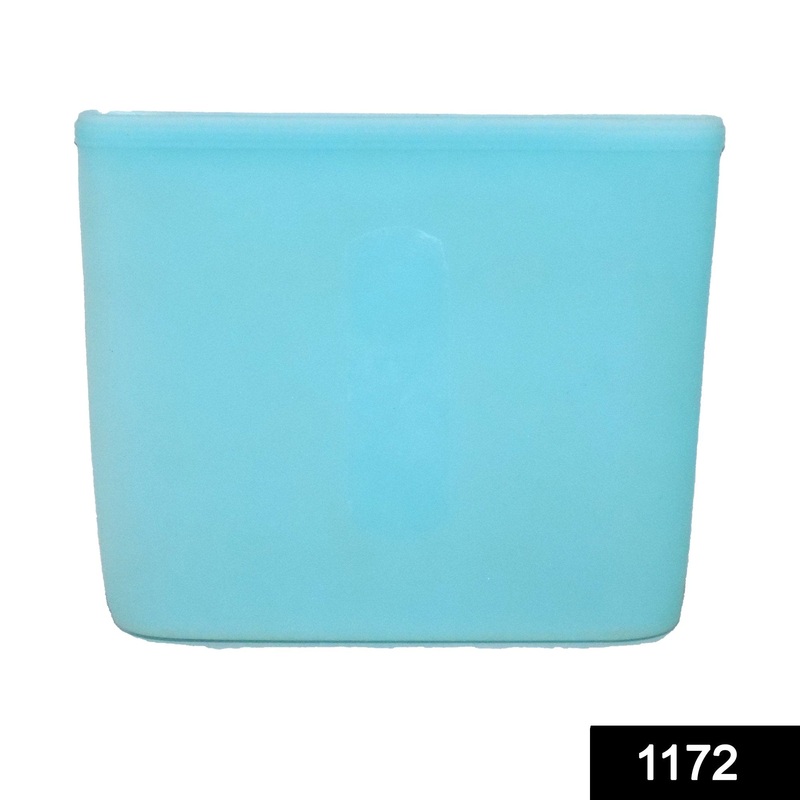 1172 Silicone Food Bag Reusable Airtight Seal Storage Container Freezer Leak-Proof (750Ml)