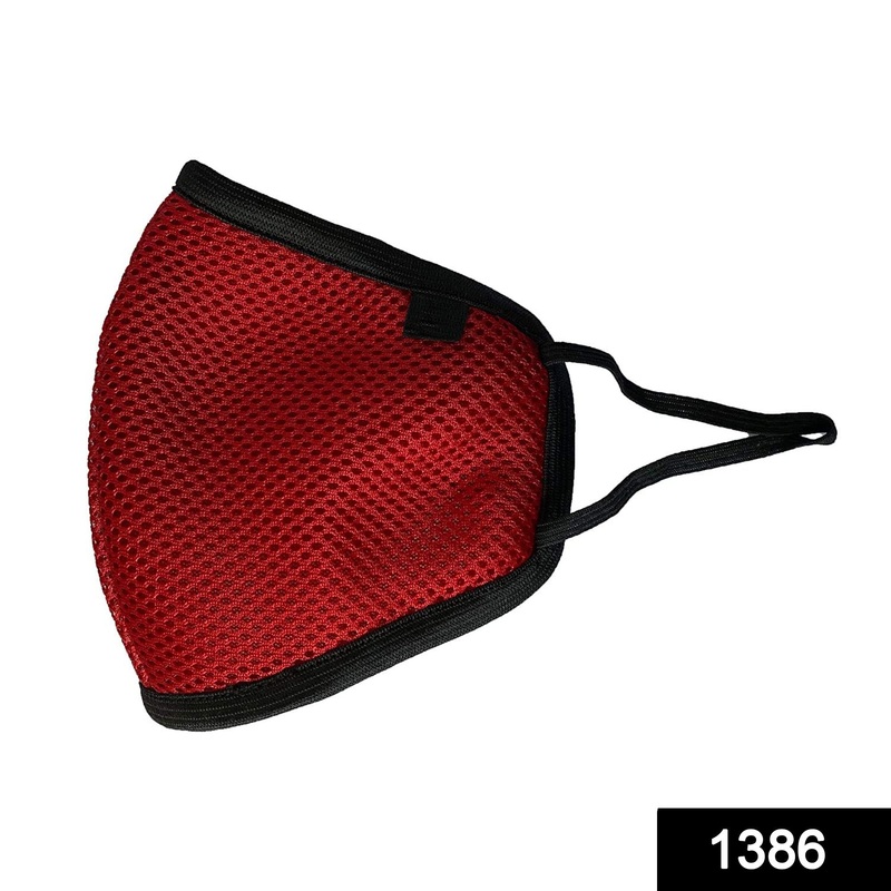 1386 Unisex’s Cotton Face Mask (Multicolour)