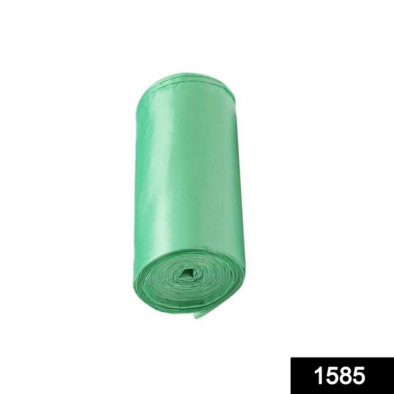 1585 Bio-degradable Eco Friendly Garbage/Trash Bags Rolls (19 x 21) (Green)
