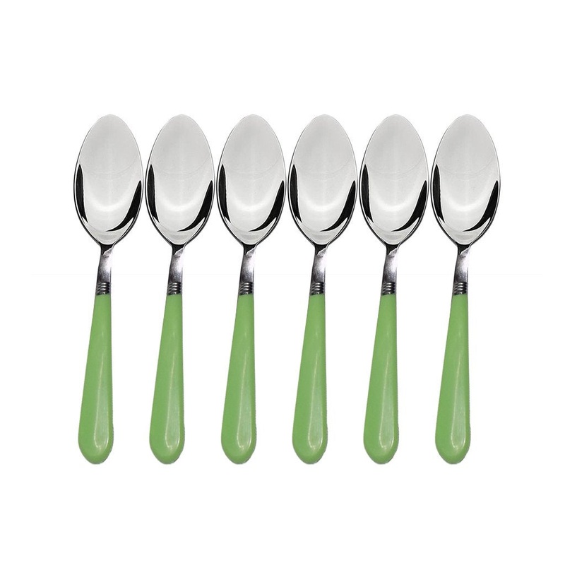 2269 Stainless Steel Spoon with Comfortable Grip Dining Spoon Set of 6 Pcs
