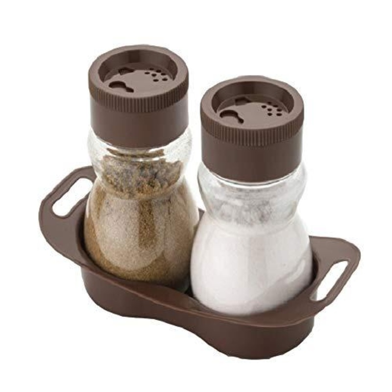2287  Plastic Salt & Pepper Shakers/Masala Dabbi (Multicolour)