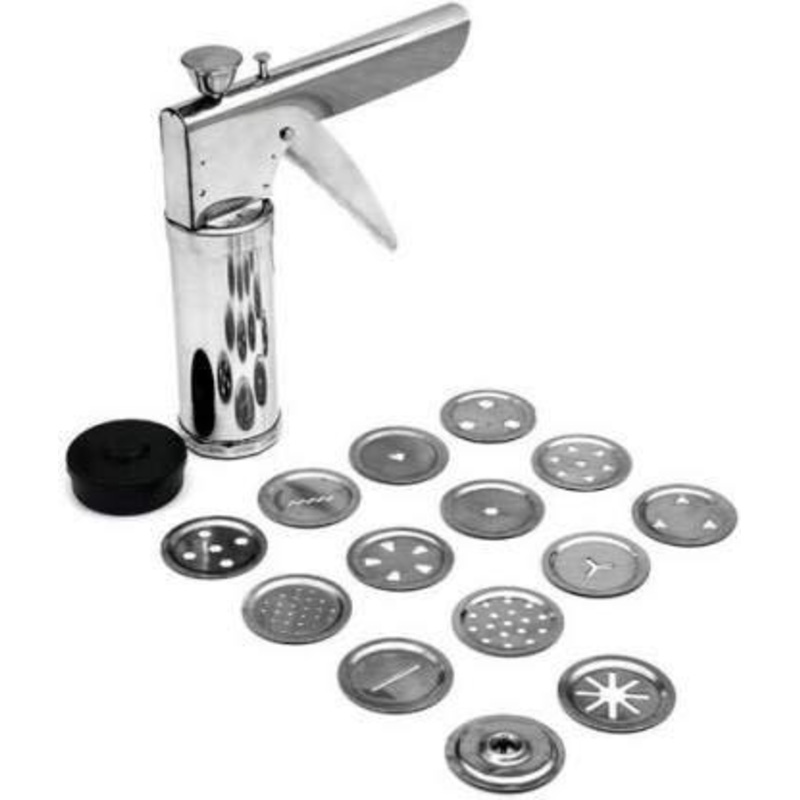2327 15 in 1 Stainless Steel Kitchen Press with Different Parts